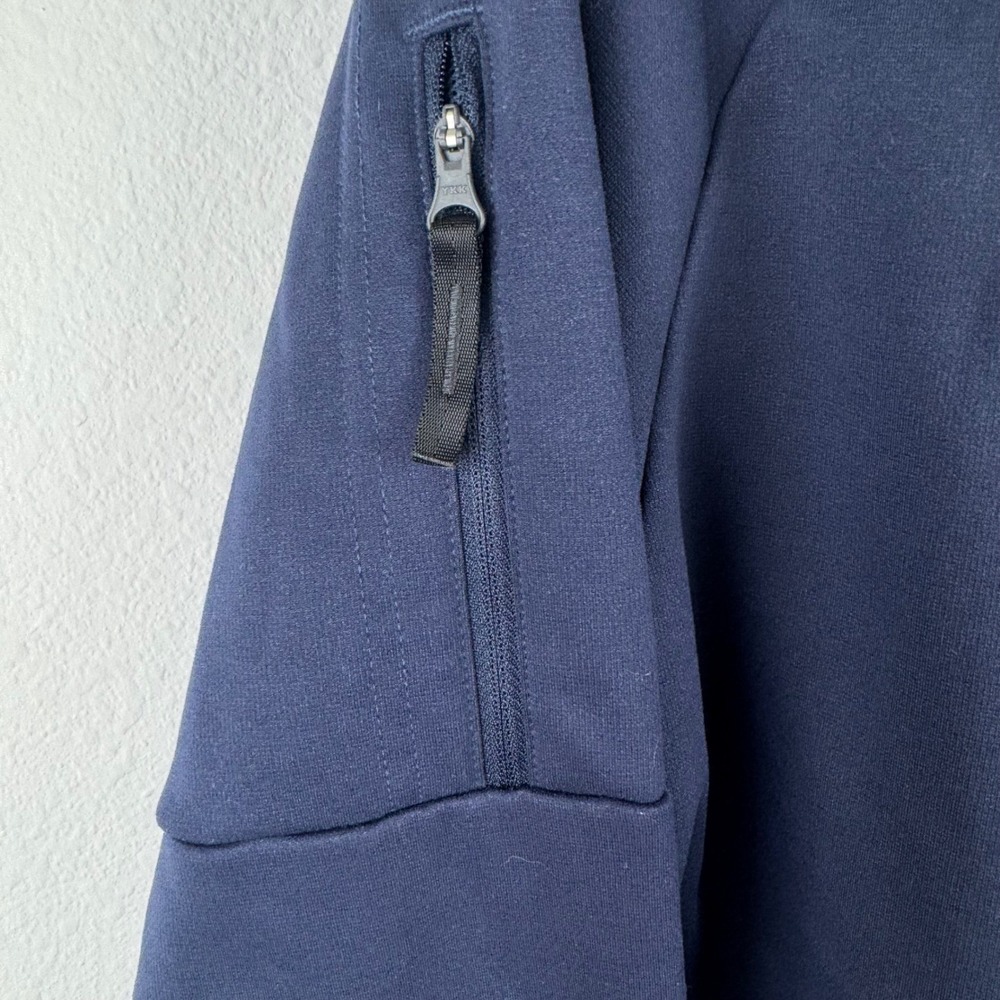 Nike Hoodie Mens Medium Navy Blue Excellent Therma-FIT Pullover Athleisure - Picture 6 of 8